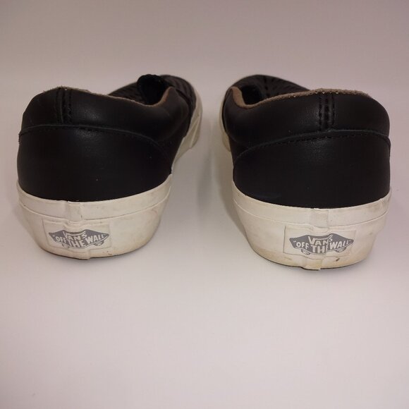 Vans Black Laser Cut Cutouts UltraCush Slip-On Shoes Mens 6.5 Womens 8 - Picture 4 of 8